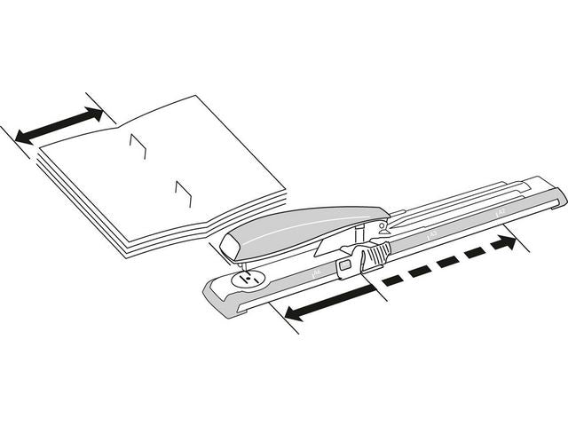 Häftapparat LEITZ 5560 lång arm svart